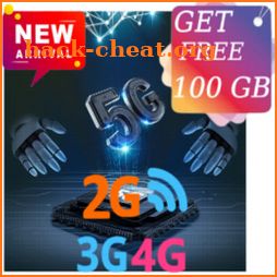 100 GB Free Data Internet: Free MB 3G 4G (Prank) icon