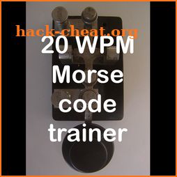 20WPM Amateur ham radio Koch CW Morse code trainer icon