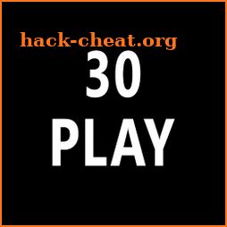 30 Play icon