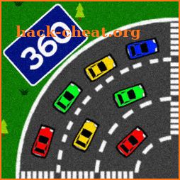 360 Roundabout - Car Stacking Puzzle Game icon