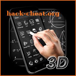 3D Blackboard Graffiti Theme icon