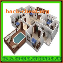 3D Build House Plan icon