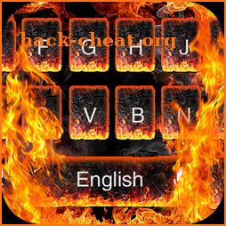 3D Burning Flaming Fire Keyboard icon