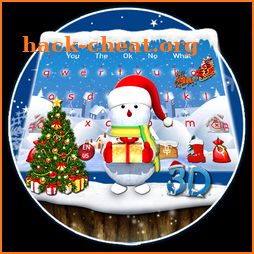 3D Christmas Snowman Keyboard Theme icon