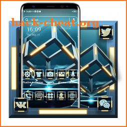 3D Cube Launcher Theme icon