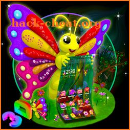 3D Cute Buttefly Theme icon