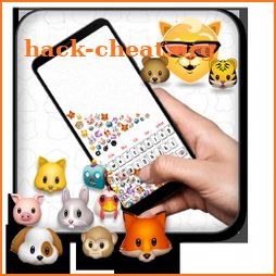 3D Falling Emoji Gravity Keyboard Theme🐼🐵🐷 icon