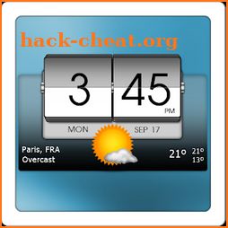 3D Flip Clock & Weather icon