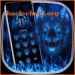 3D Ice Wolf - Lock Theme icon