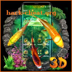 3D Lucky Koi Fish Theme icon