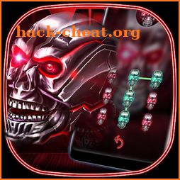 3D Neon Skull Themes icon