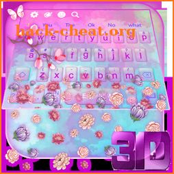 3D Pastel Flowers Gravity Keyboard Theme🌸 icon