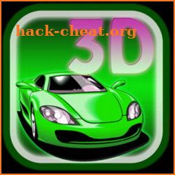 3D Racing Car Old icon