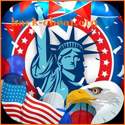 4th of July Photo Stickers - USA Photo Editor icon