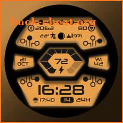 [69D] W2081 digital watch face icon