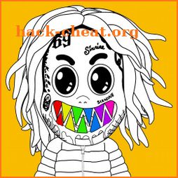 6ix9ine Coloring Book icon