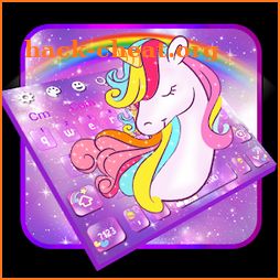 Adorable Galaxy Unicorn icon