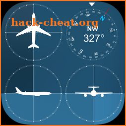 Airplane Compass and Altimeter icon