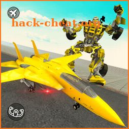 Airplane Jet Robot Transform Robot Shooting Games icon