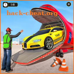 Airplane Pilot Taxi Car Transporter: Taxi Car Game icon