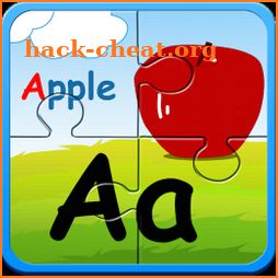 Alphabet jigsaw puzzle & flashcards kids game icon