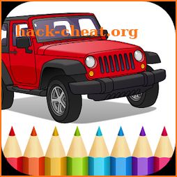 American Cars Coloring Book icon