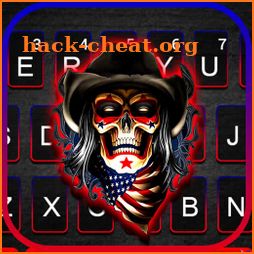 American Skull Keyboard Theme icon