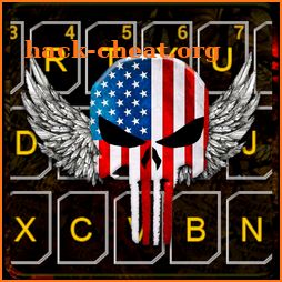 American Skull Mask Keyboard Theme icon