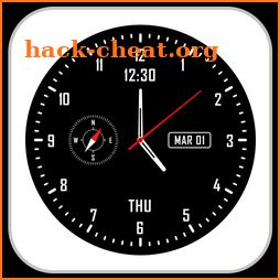 Analog clock & watch face live wallpaper icon