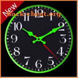 Analog Night Clock & Live Wallpaper icon