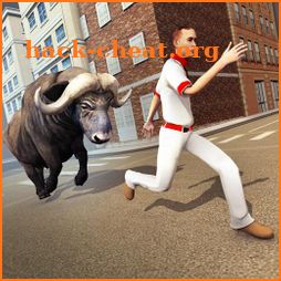 Angry Bull Wild Attack City Revenge icon