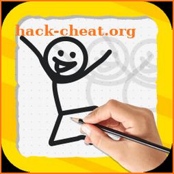 Animaker, stickman animation icon