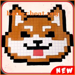 Animals Cute Pixel Art Color by Number Pixel book icon