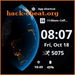 Animated Earth Watch Face icon