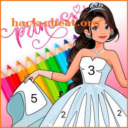 Animated Princess Coloring Boo icon