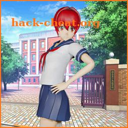 Anime Girl Virtual School Life icon