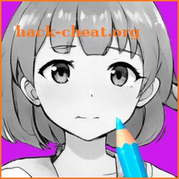 Anime Manga Coloring Pages Book icon