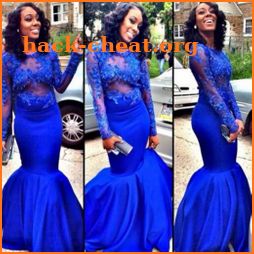 Ankara Royal Blue Dresses icon