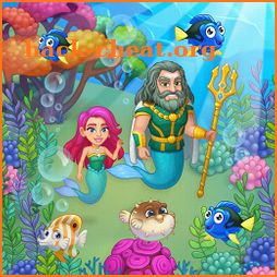 Aquarium Farm: fish town, Mermaid love story shark icon