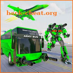 Army Bus Robot Transform Wars – Air jet robot game icon