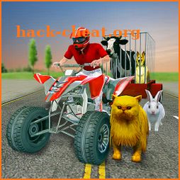 ATV Bike Pet Transport Delivery icon