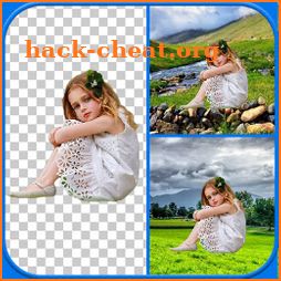 Auto photo background changer icon