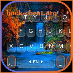 Autumn Waterfall Keyboard Background icon