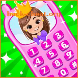 Baby princess phone game icon