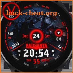 Bad Santa Christmas Watch Face icon