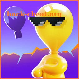 Balloon vs needle race icon