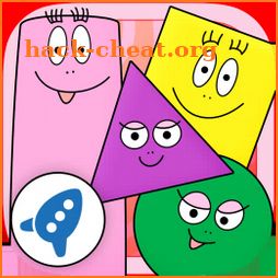 Barbapapa and the shapes icon