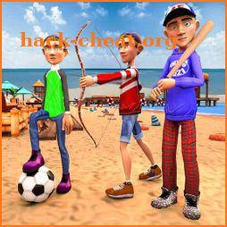 Beach Summer Sports Athletics:Basketball & Archery icon