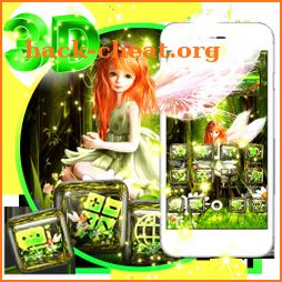 Beautiful Green Forest Fairy Theme icon