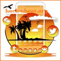 Beautiful Sunset  Launcher Theme icon